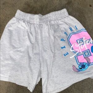 Disney Stitch Gray Shorts